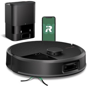 ルンバ（Roomba）Max 705 Vac ロボット + AutoEmpty 充電ステーション (ロボット掃除機) アイロボット（iRobot）【自動ゴミ収集/LiDARナビゲーション/AIカメラ搭載 物体認識と障害物回避/パワーリフト吸引/ダートディテクト機能/マッピング 掃除経路確認/アプリ操作/落下防止/GRAILED購入時12ヶ月保証/W155060】ブラック